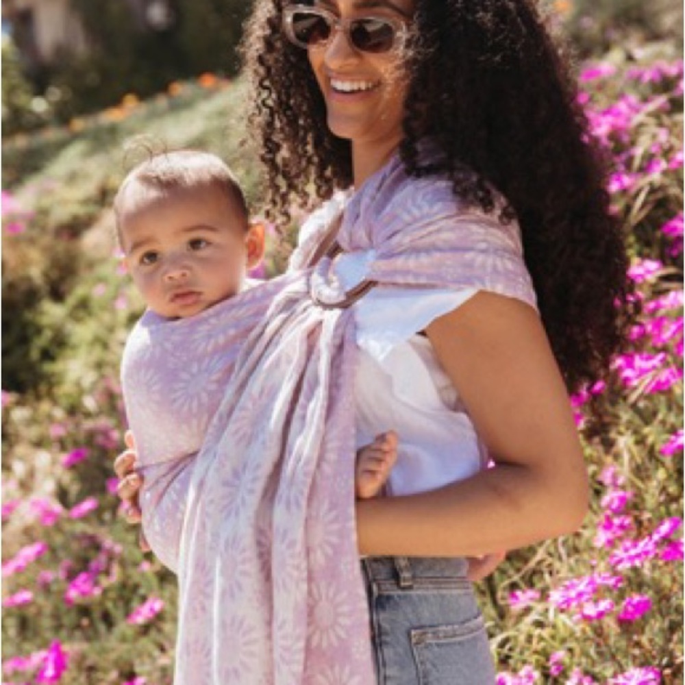 Aster Wildbird linen ring sling